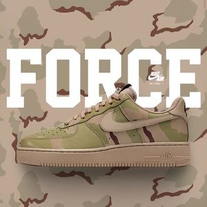 Nike || Mens AIR FORCE 1 CAMO REFLECTIVE size 9 1/2